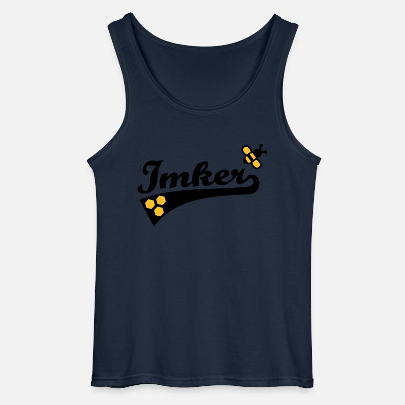 Imker - Gildan Männer Tank Top - Navy