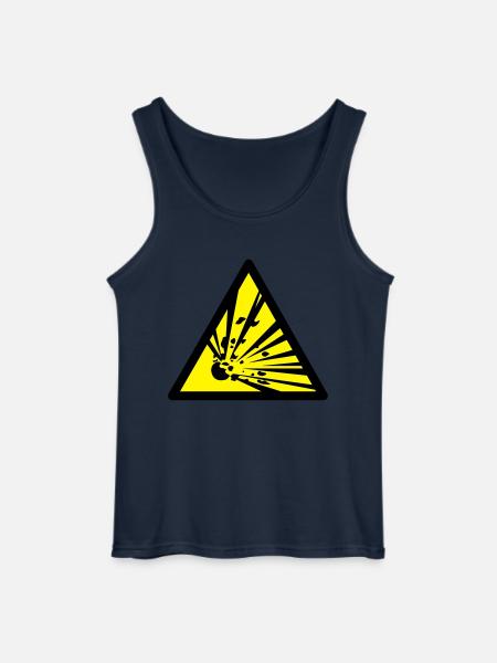 explosion - Gildan Männer Tank Top - Navy