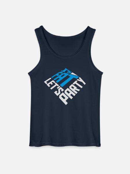 im fat lets party - Gildan Männer Tank Top - Navy