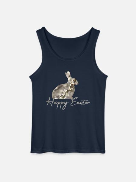 Easter happy Easter - Gildan Men’s Tank Top - navy