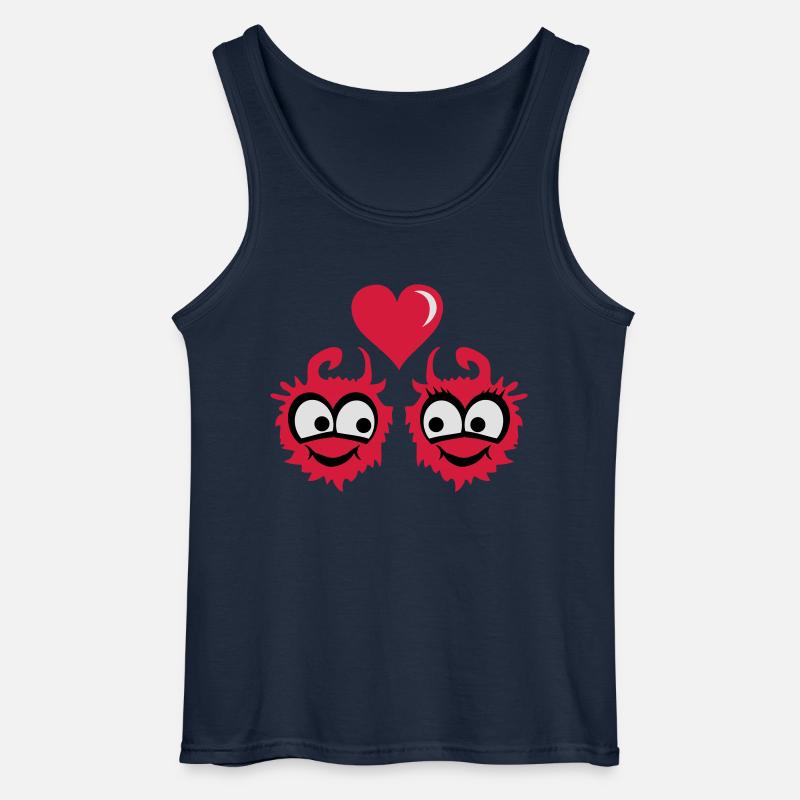 monster love - Gildan Männer Tank Top - Navy