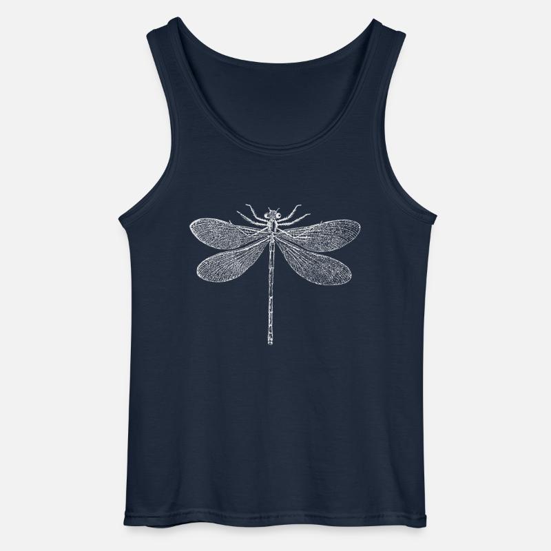 Libelle - Gildan Männer Tank Top - Navy