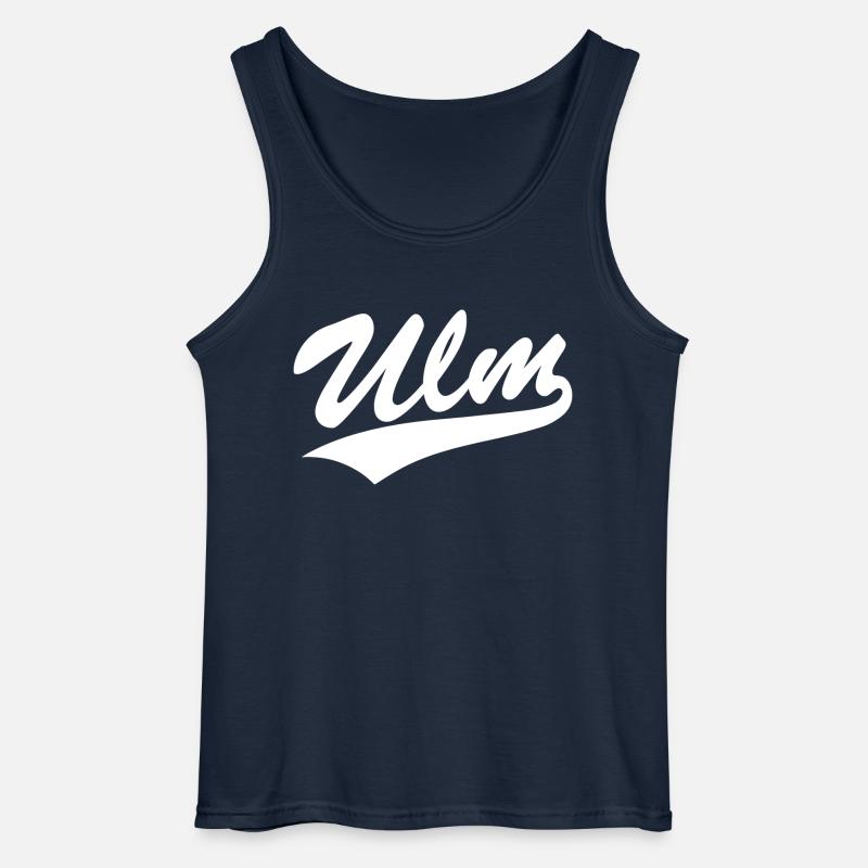 Ulm Baseball Style - Gildan Männer Tank Top - Navy