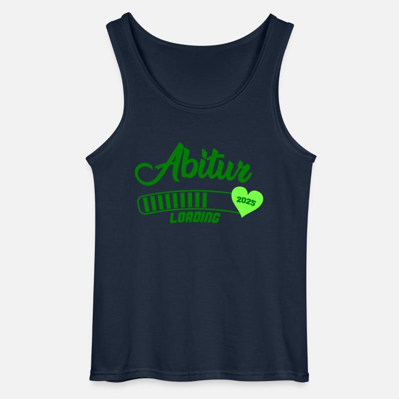 Abitur Loading 2025 - Gildan Männer Tank Top - Navy