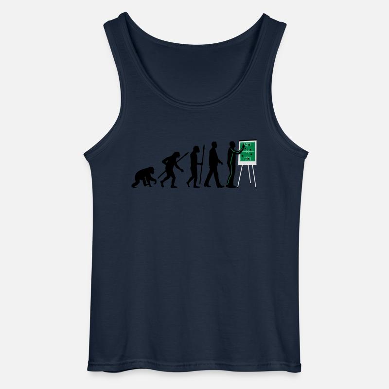 Evolution Trainer 12_2017 - Gildan Männer Tank Top - Navy