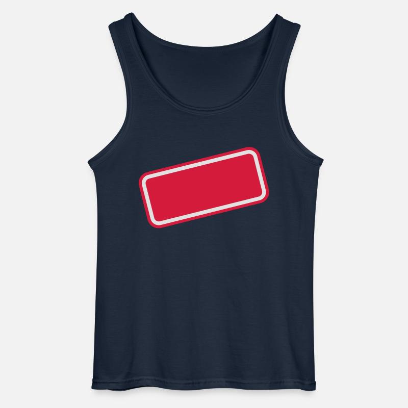 Shield - Gildan tanktop til mænd - marineblå