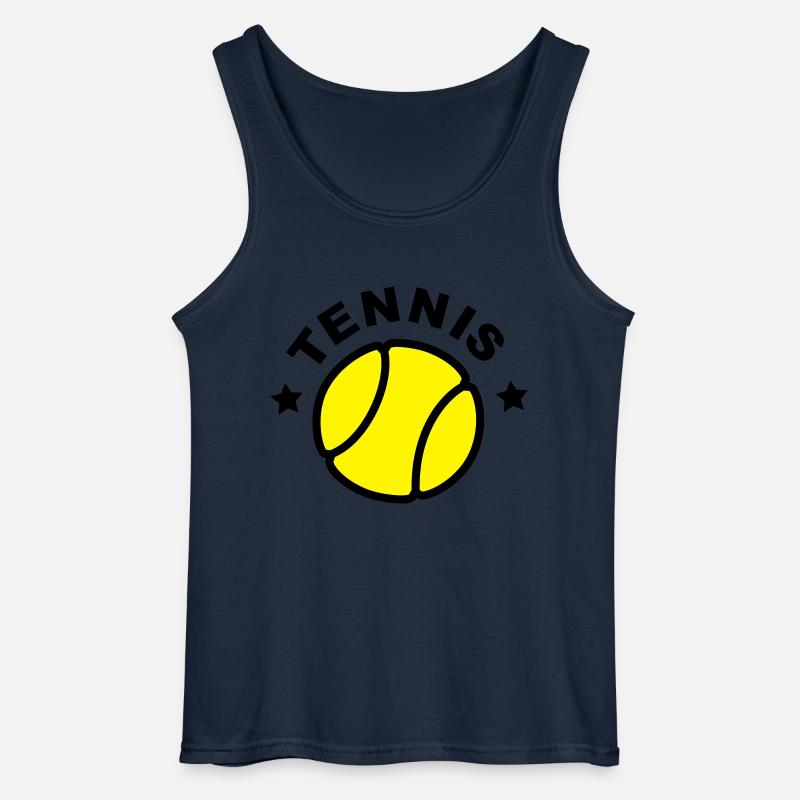 tennis - Gildan Männer Tank Top - Navy
