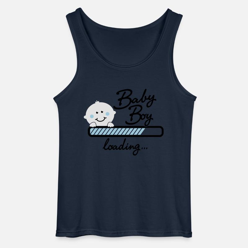 Baby Boy loading... - Gildan Männer Tank Top - Navy