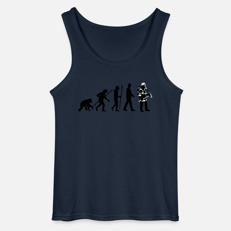 evolution_feuerwehrmann_012015_c_3c - Gildan Männer Tank Top - Navy