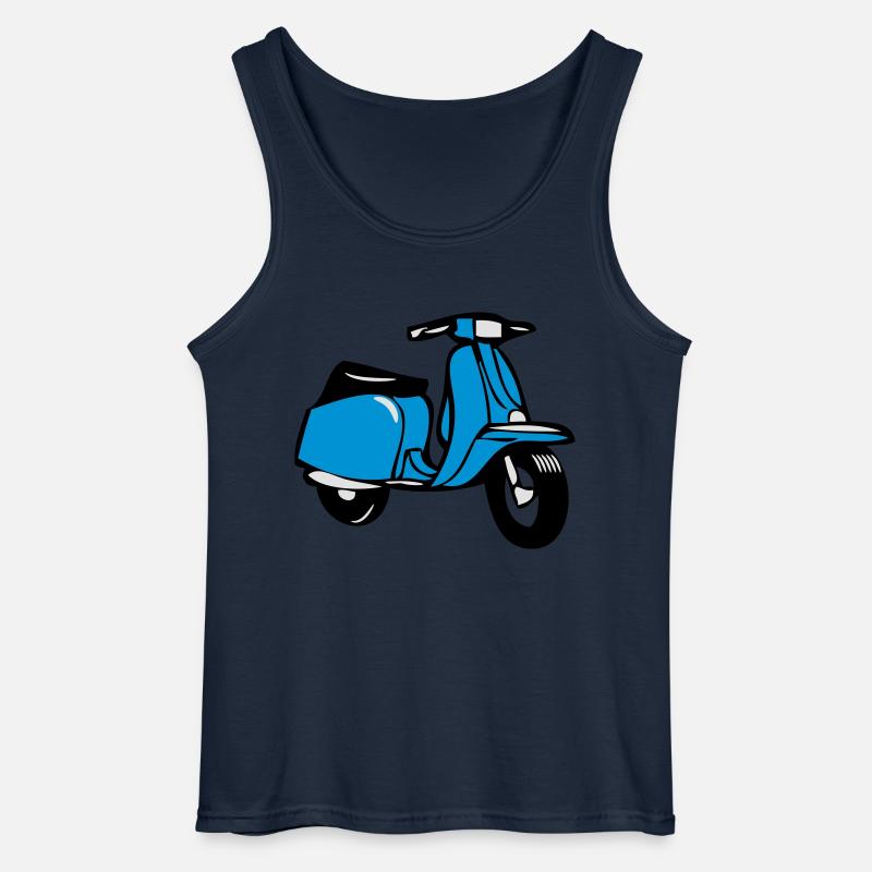 motorroller cool - Gildan Männer Tank Top - Navy