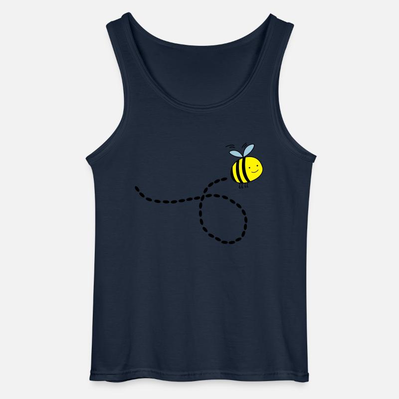 flying_bee_02 - Gildan Männer Tank Top - Navy