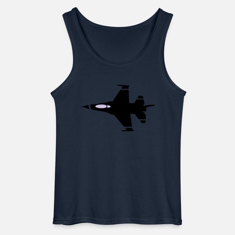 kampfjet - Gildan Männer Tank Top - Navy