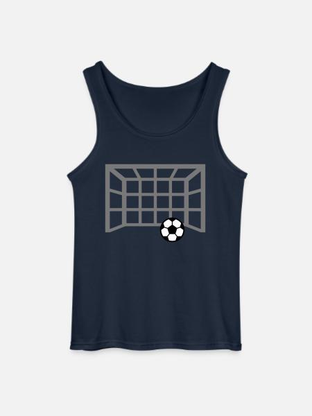 Fußballtor - Gildan Männer Tank Top - Navy