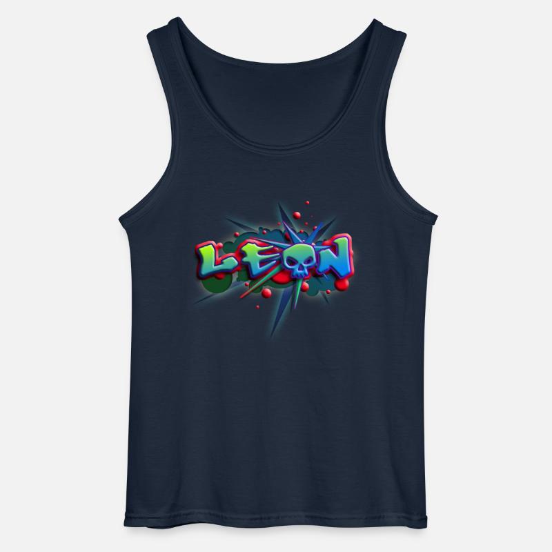 leon_a_012014 - Gildan Männer Tank Top - Navy