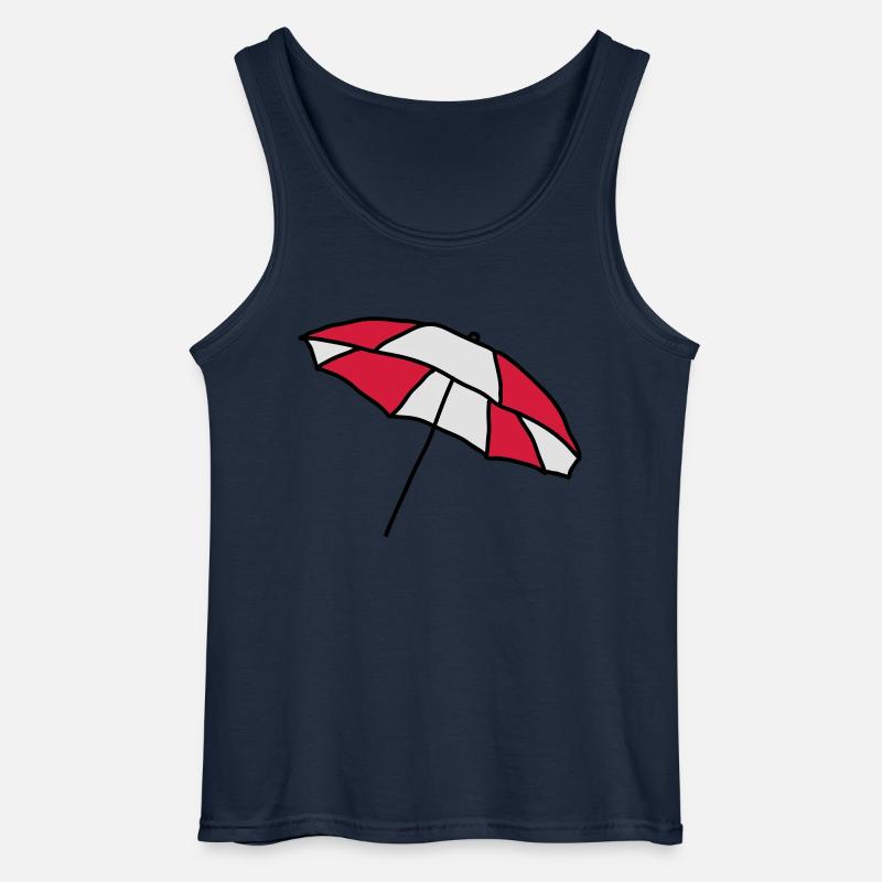 Sonnenschirm - Gildan Männer Tank Top - Navy