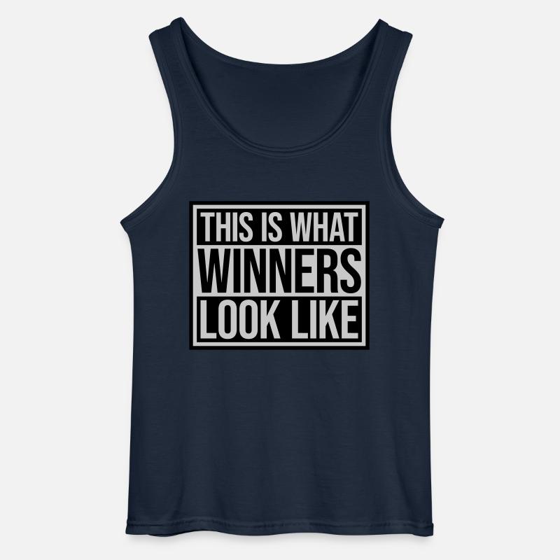 What Winners Look Like - Gildan Männer Tank Top - Navy