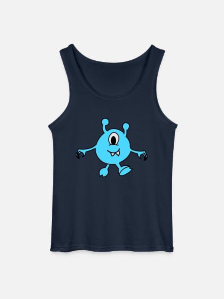 monster alien - Gildan Männer Tank Top - Navy