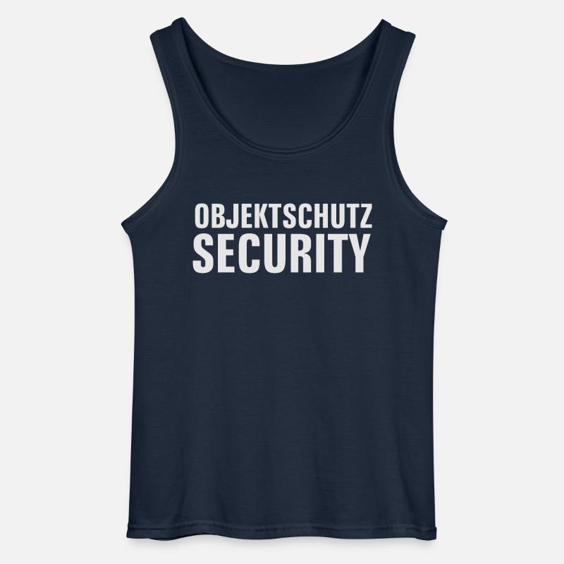 Ordnungsdienst, Security, Objektschutz - Gildan Männer Tank Top - Navy