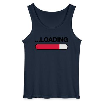 loading_f3 - Gildan Men’s Tank Top - navy - Front - AI Model Male 185 dark (185cm)