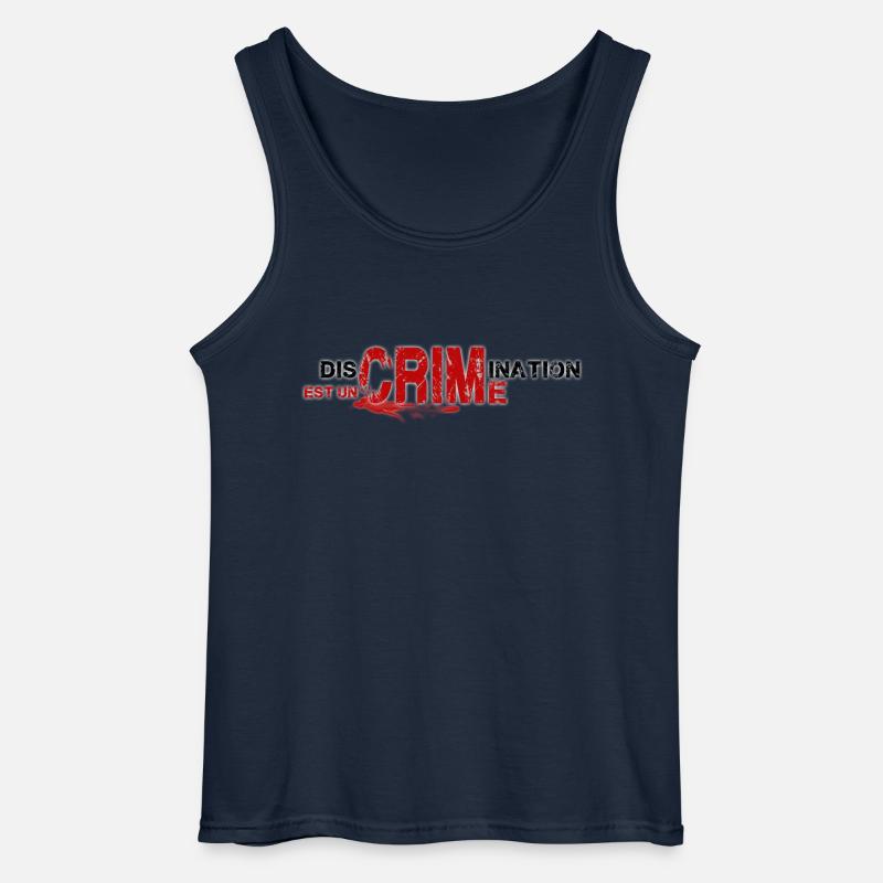 diskriminierung - Gildan Männer Tank Top - Navy