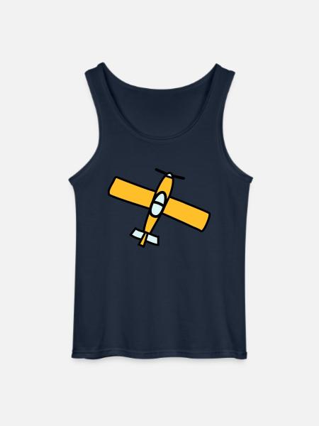 Airplane Design - Gildan Men’s Tank Top - navy
