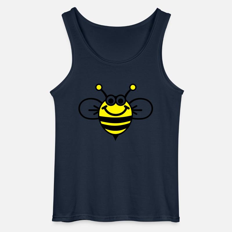 Biene - Gildan Männer Tank Top - Navy