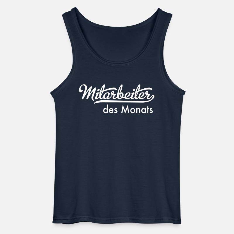 Mitarbeiter des Monats - Gildan Männer Tank Top - Navy