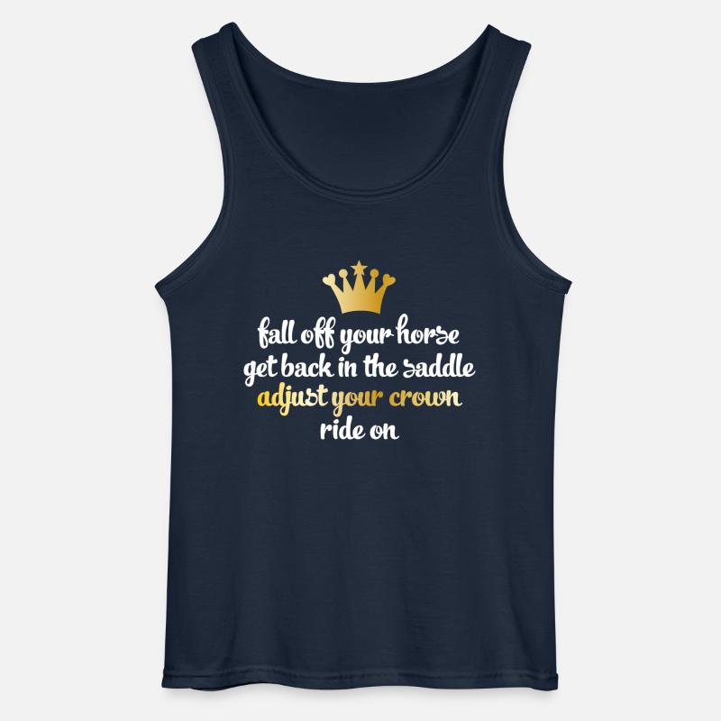 Reitunfall - Gildan Männer Tank Top - Navy