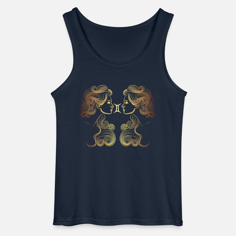 gemini2 Zeichenfläche 1 - Gildan Männer Tank Top - Navy