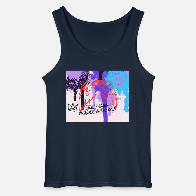 Devine Graffiti - Gildan Männer Tank Top - Navy