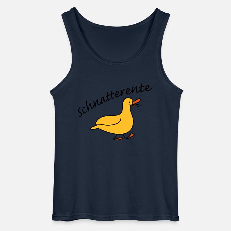Schnatterente - Gildan Männer Tank Top - Navy