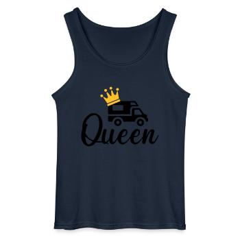Camping Queen Camper Wohnmobil - Débardeur Gildan Homme - marine - Devant - AI Model Male 185 dark (185cm)