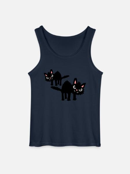 Team funny cats - Gildan Men’s Tank Top - navy