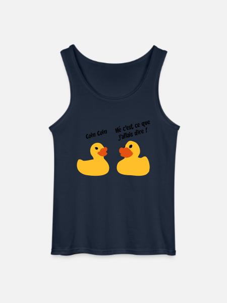 Duck - Gildan Men’s Tank Top - navy