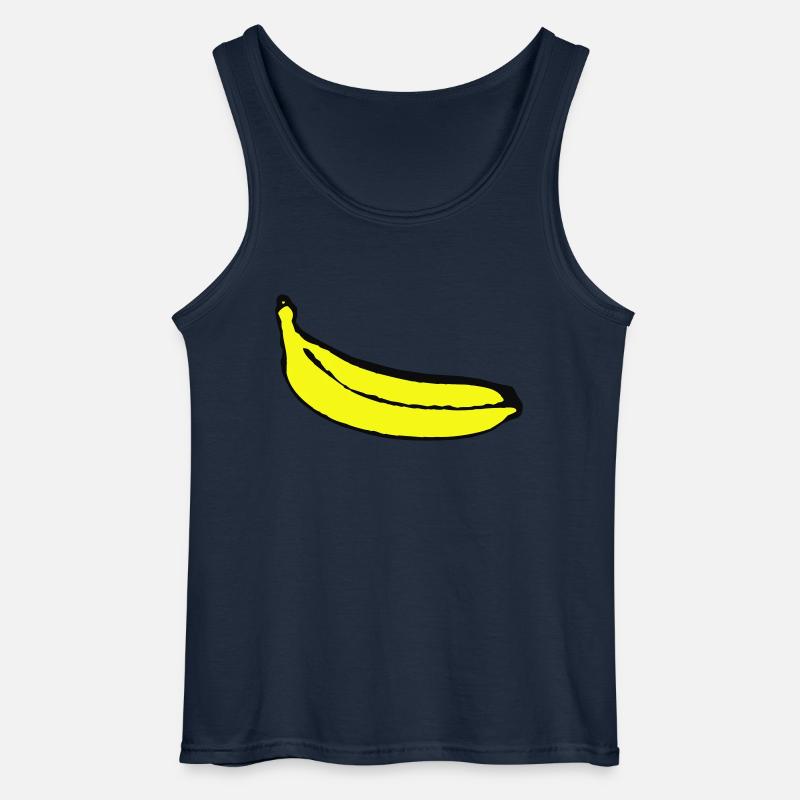 Banane - Gildan Männer Tank Top - Navy