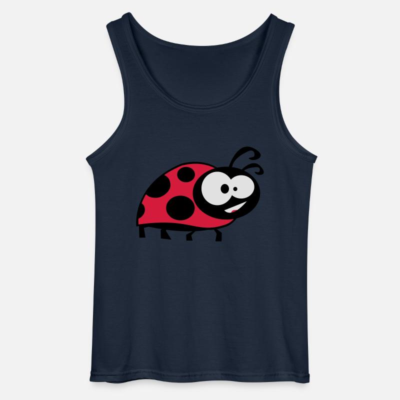 ladybug der Marienkäfer - Gildan Männer Tank Top - Navy