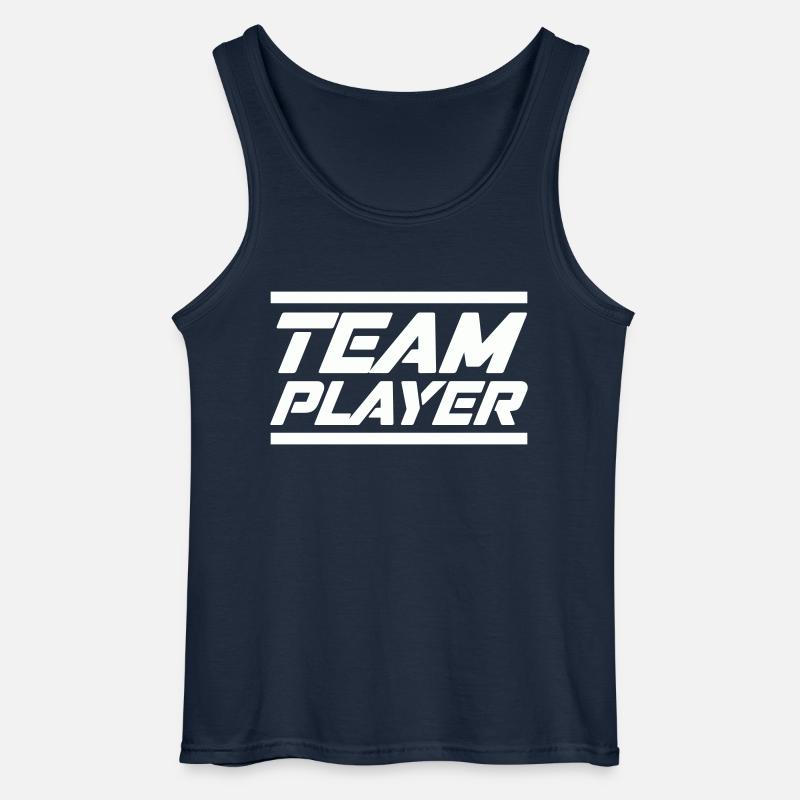 team player - Gildan Männer Tank Top - Navy