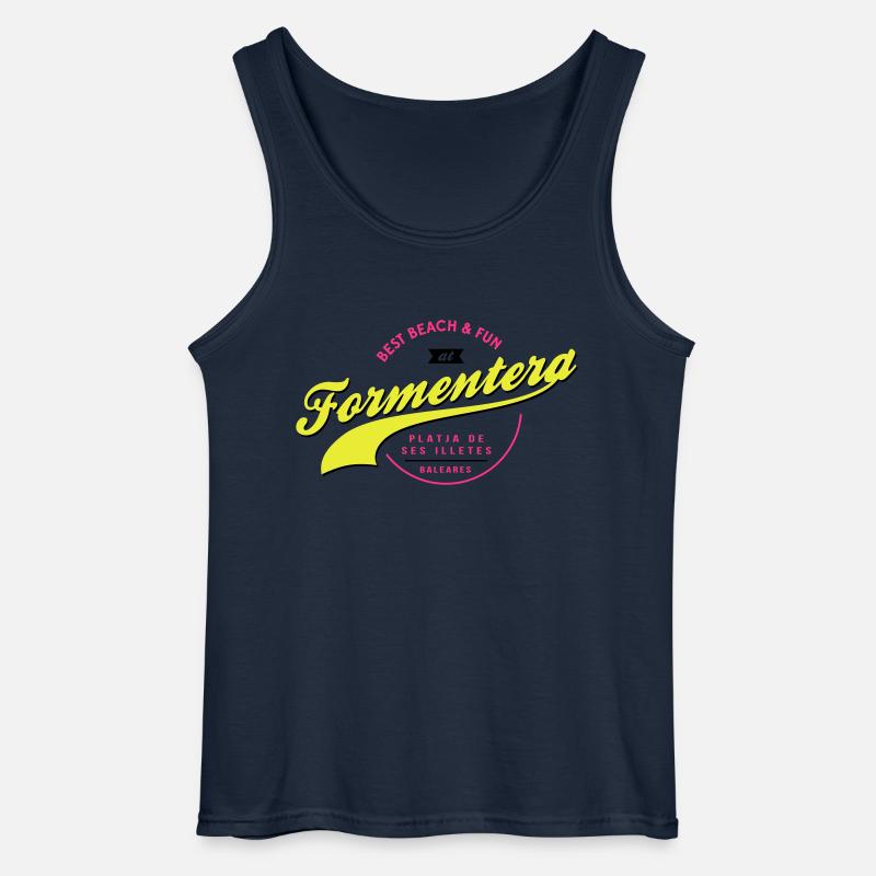 FORMENTERA - Gildan Männer Tank Top - Navy
