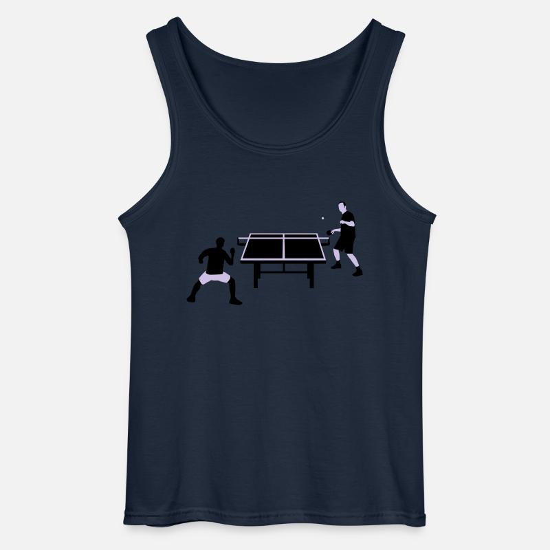 table_tennis_052012_c_2c - Gildan Männer Tank Top - Navy