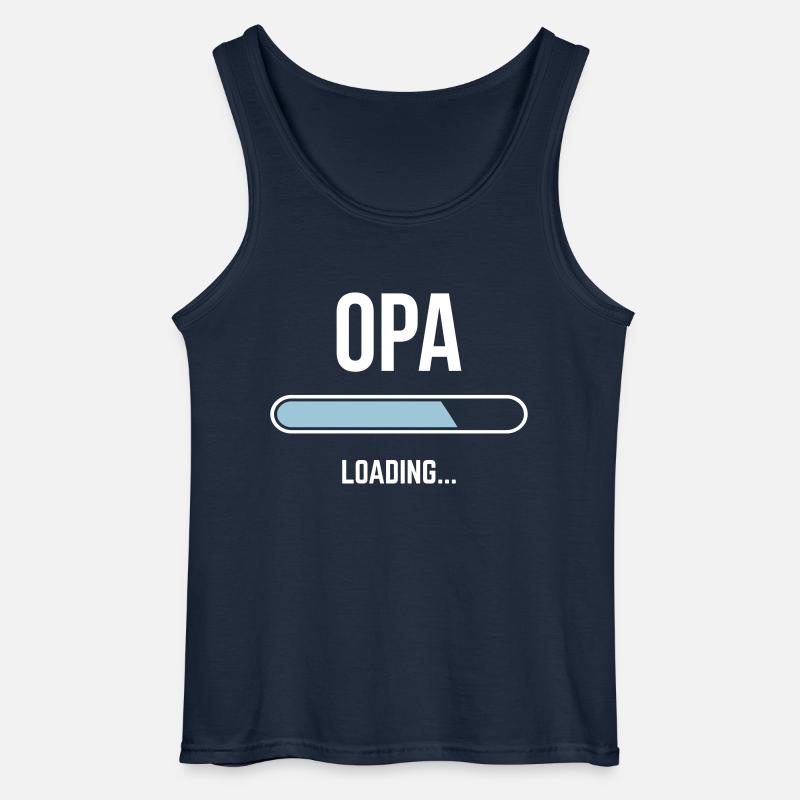 Opa Loading - Gildan Männer Tank Top - Navy