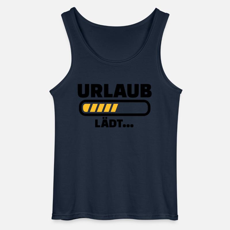 Urlaub - Gildan Männer Tank Top - Navy