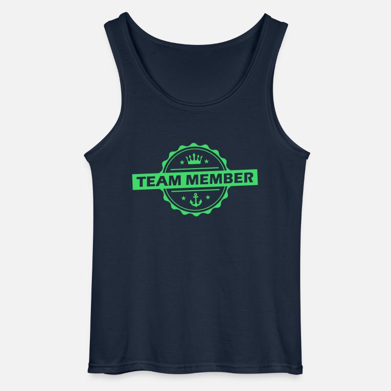 team member - Gildan Männer Tank Top - Navy