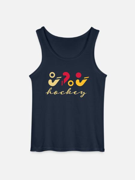 Hockey Logo - Gildan Männer Tank Top - Navy