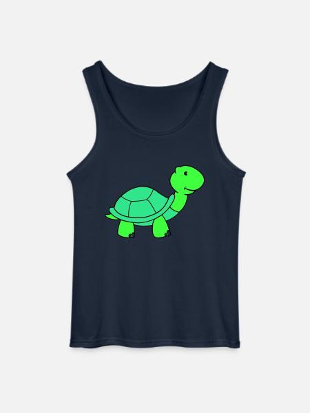 turtle - Gildan Men’s Tank Top - navy