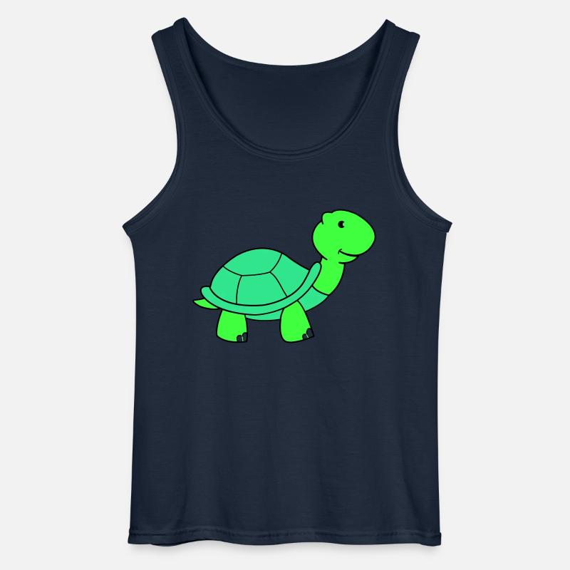 schildkröte - Gildan Männer Tank Top - Navy