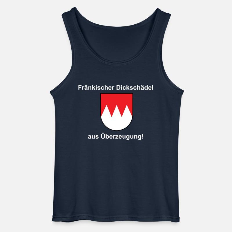 Fränkischer Dickschädel - Gildan Männer Tank Top - Navy
