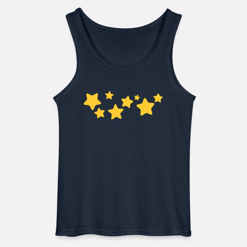 sterne 1 - Gildan Männer Tank Top - Navy