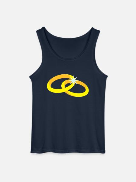 Ringe - Gildan Männer Tank Top - Navy
