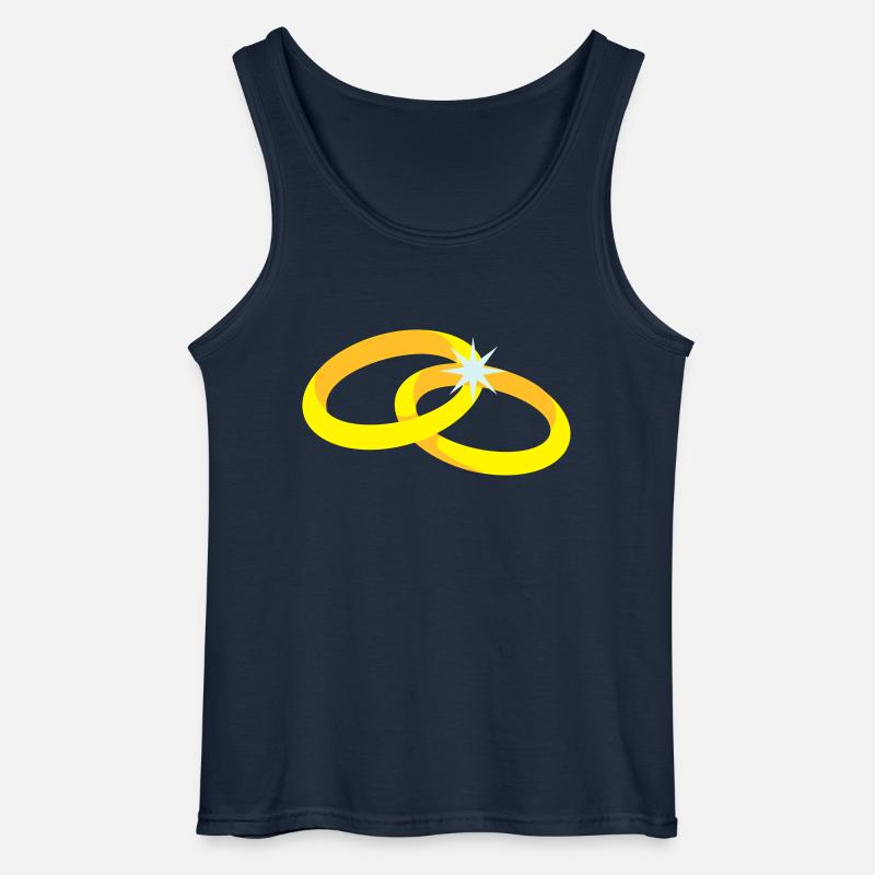 Ringe - Gildan Männer Tank Top - Navy