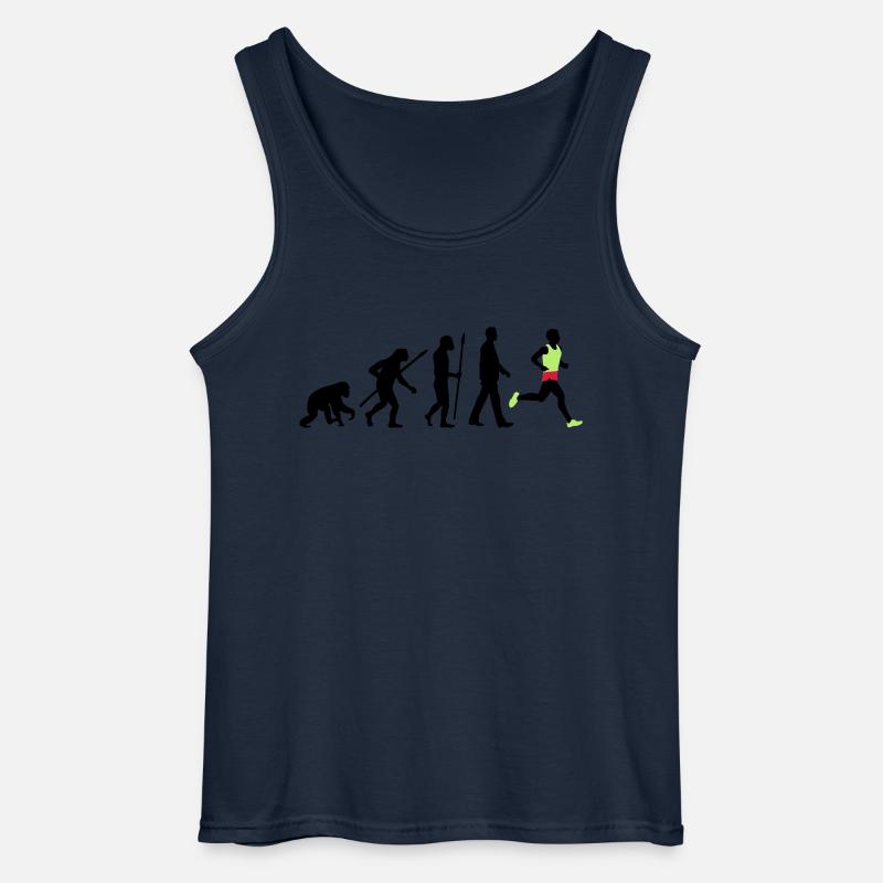 evolution_laufer_102012_a_3c - Gildan Männer Tank Top - Navy